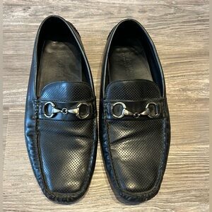Reaction Kenneth Cole Men's Black Leather Loafers US 10